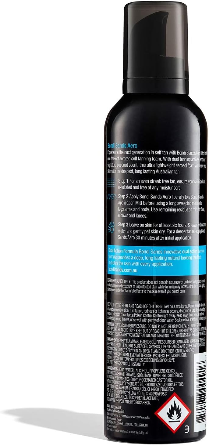 Bondi Sands Aero Aerated Self Tanning Foam - Ultra Dark, 225ml/200g