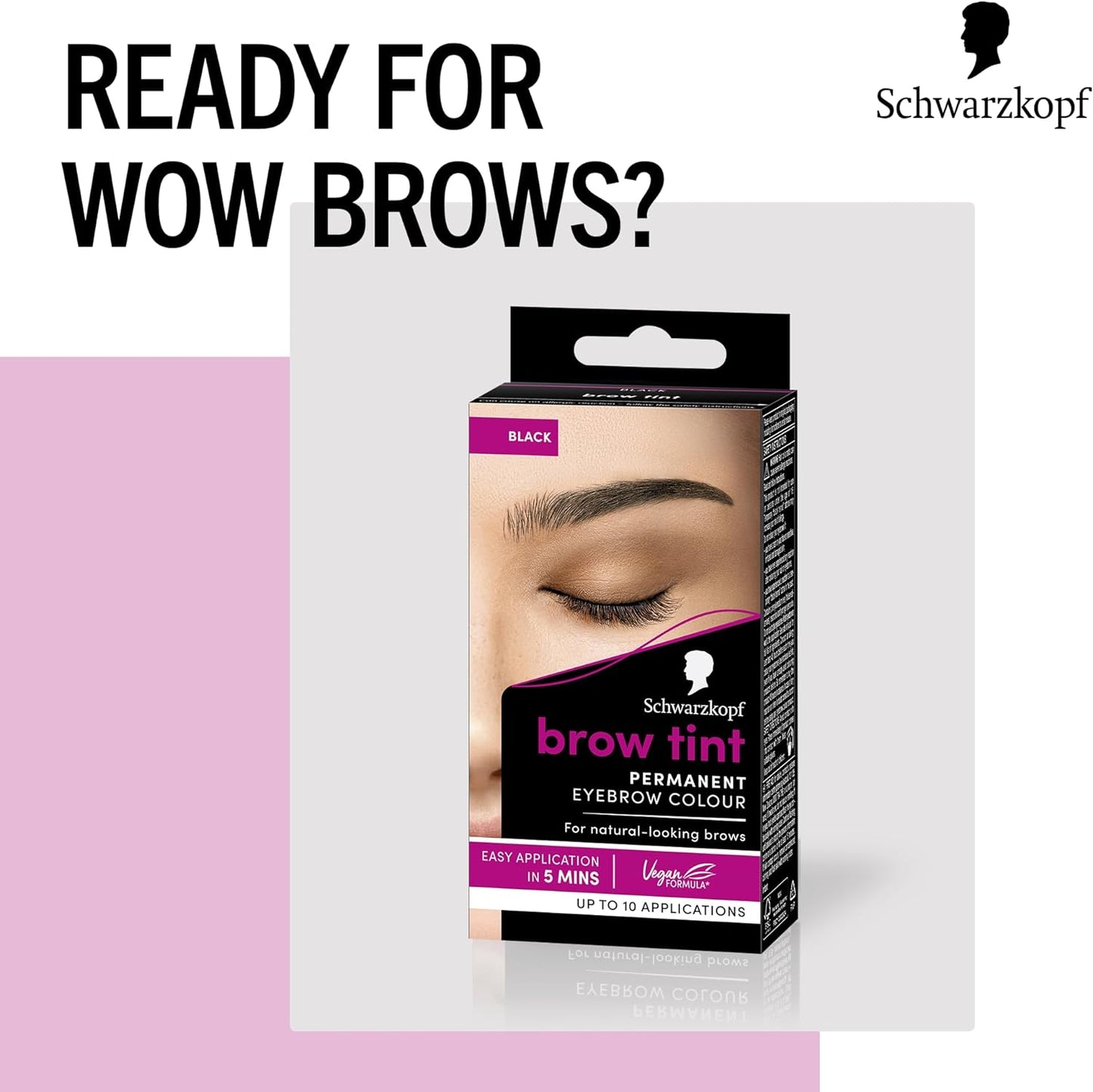 Schwarzkopf Brow Tint Professional formula Eyebrow Dye Brow Tinting Kit with Gentle Permanent Colour - Dark Blonde