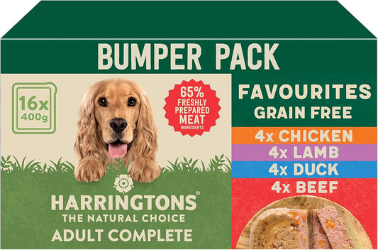 Harringtons Complete Wet Tray Grain Free Hypoallergenic Adult Dog Food