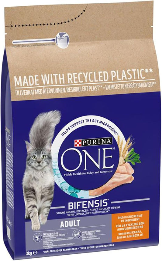 Purina ONE Adult Dry Cat Food Rich in Chicken 6kg.