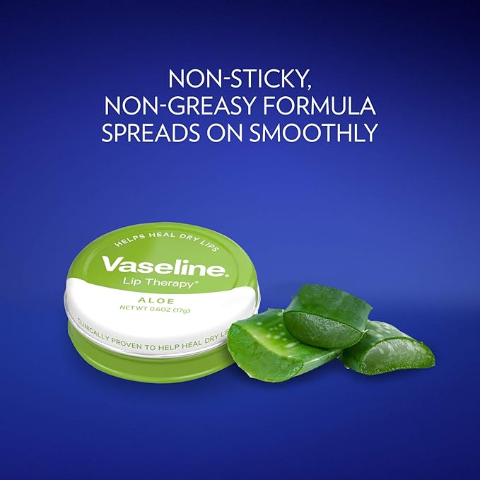 Vaseline Lip Therapy Aloe, 20g  (pack of 06)