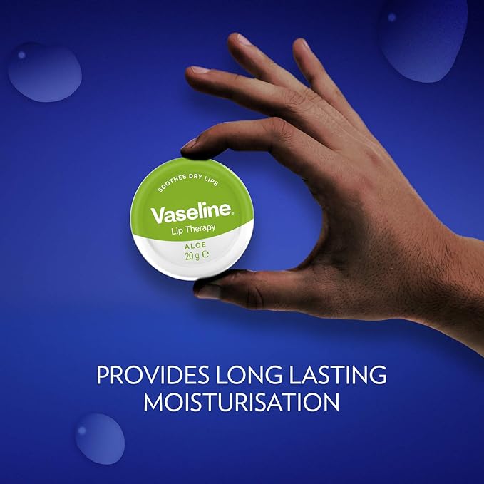 Vaseline Lip Therapy Aloe, 20g  (pack of 06)